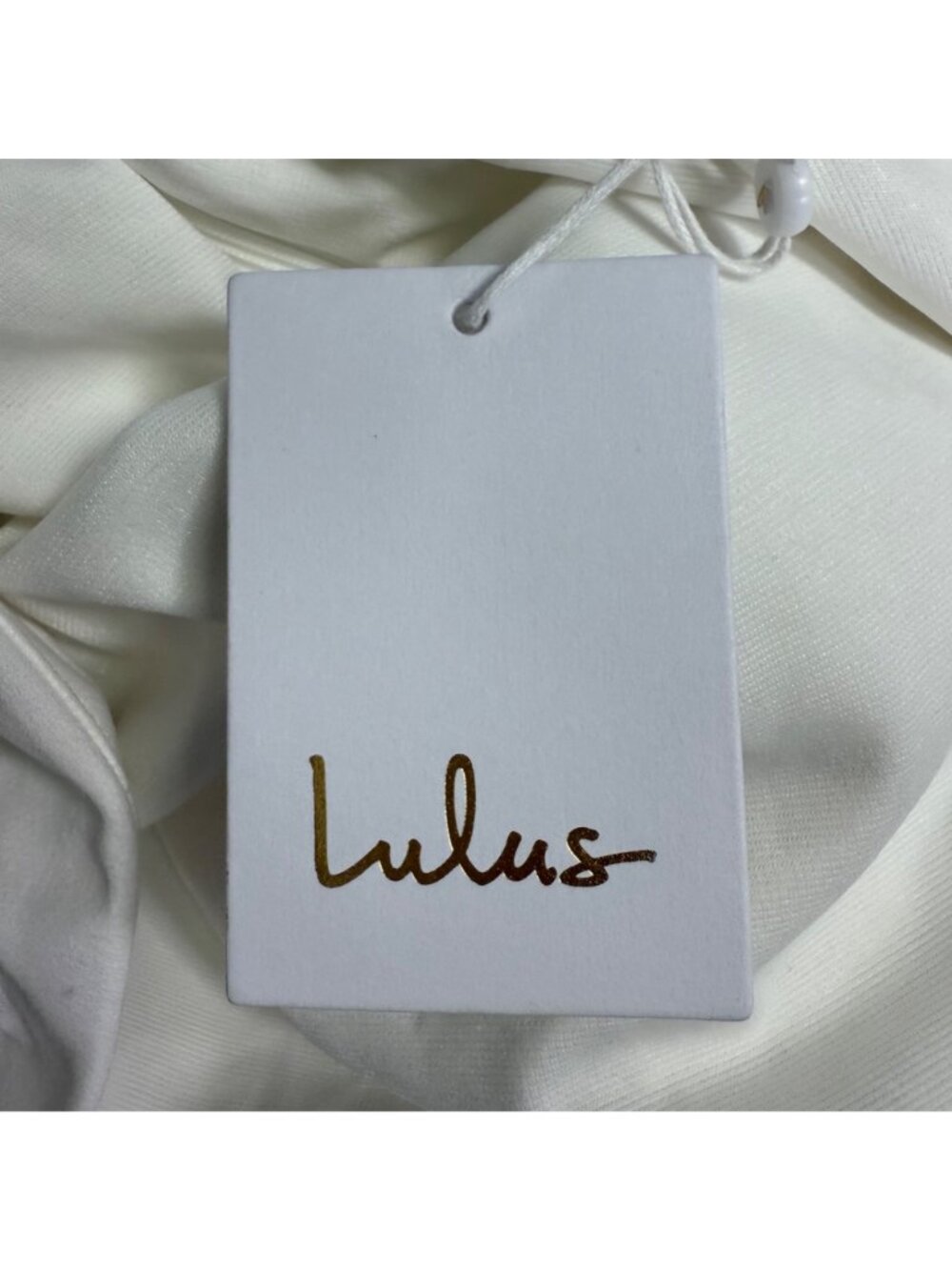 Lulus Alaura White Backless Halter Maxi Dress Wedding Bridal Party Formal XL - Picture 15 of 16